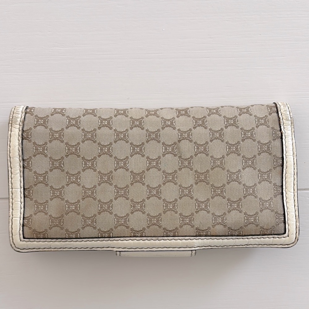 Celine Long Beige & Cream Wallet - Picture 3 of 16
